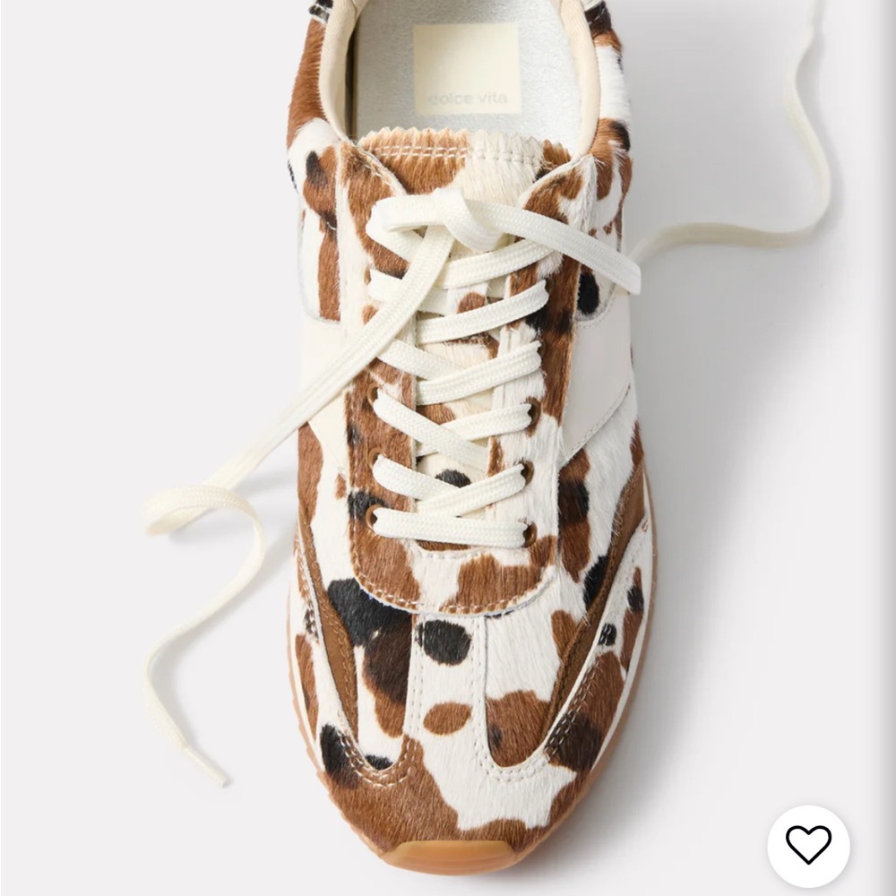 Dolce Vita Animal Print Sneakers, 7.5, NWOT